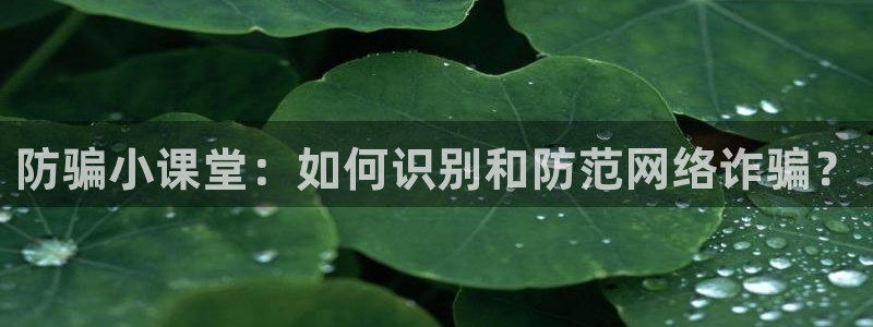 辉达娱乐登录地址：防骗小课堂：如何识别和防范网络诈骗？
